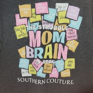 Southern Couture Gray Graphic Tee - Short Sleeve